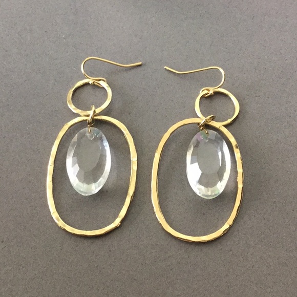 Anthropologie Jewelry - Anthropologie Gold Tone Earrings